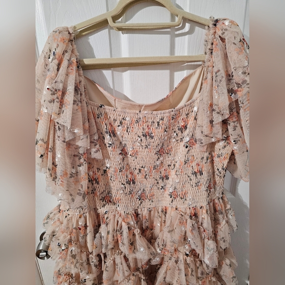 Jessakae Isla Dress in 3x in Champagne Floral - Picture 6 of 8